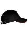 10594 Long Beach SOL'S Long Beach Cap Black / Red colour image